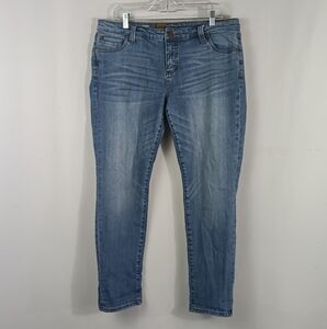 Kut from the Kloth Katy Boyfriend Jeans Women's Blue Denim Size 14W 36 X 28